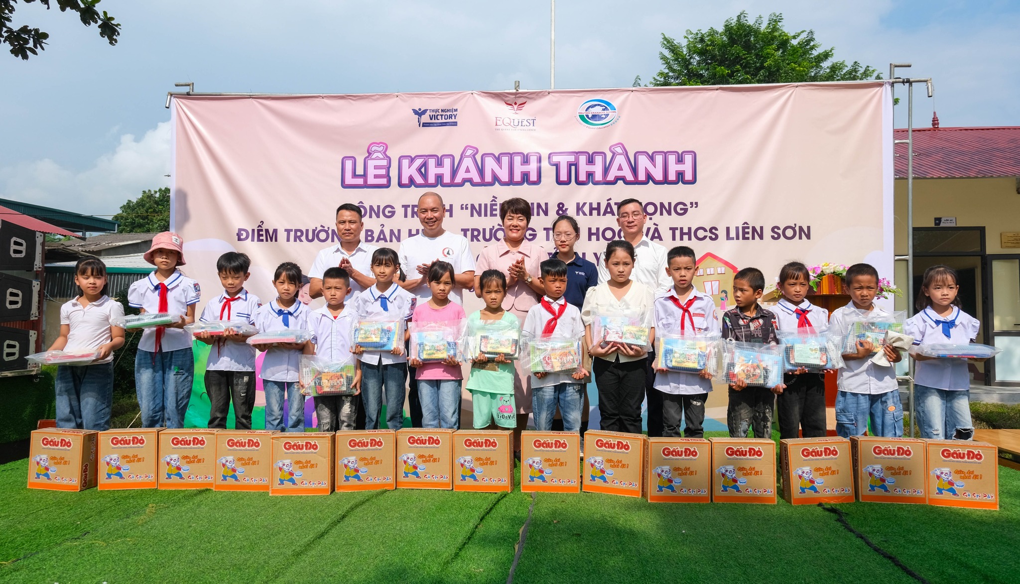 LỄ KHÁNH THÀNH CÔNG TRÌNH “NIỀM TIN & KHÁT VỌNG”: CÙNG THỰC NGHIỆM VICTORY GIEO MẦM HẠNH PHÚC NƠI RẺO CAO TÂY BẮC 5 455710044 902253061928604 1612717031062998316 n