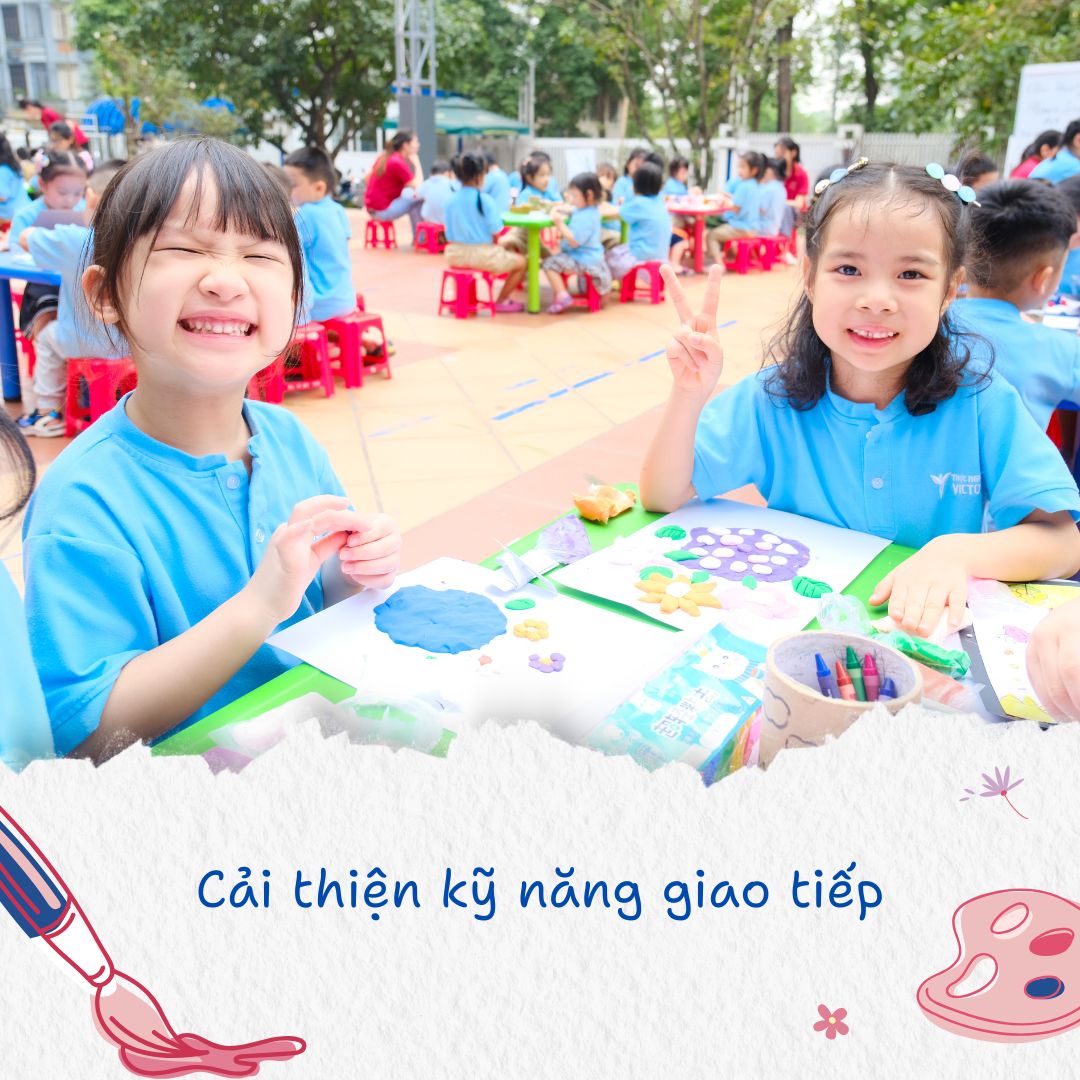 TẠO HÌNH – CHÌA KHÓA KHAI PHÓNG TƯ DUY SÁNG TẠO CHO TRẺ MẦM NON 5 Pink Yellow and White Cute Childcare Service Instagram Post