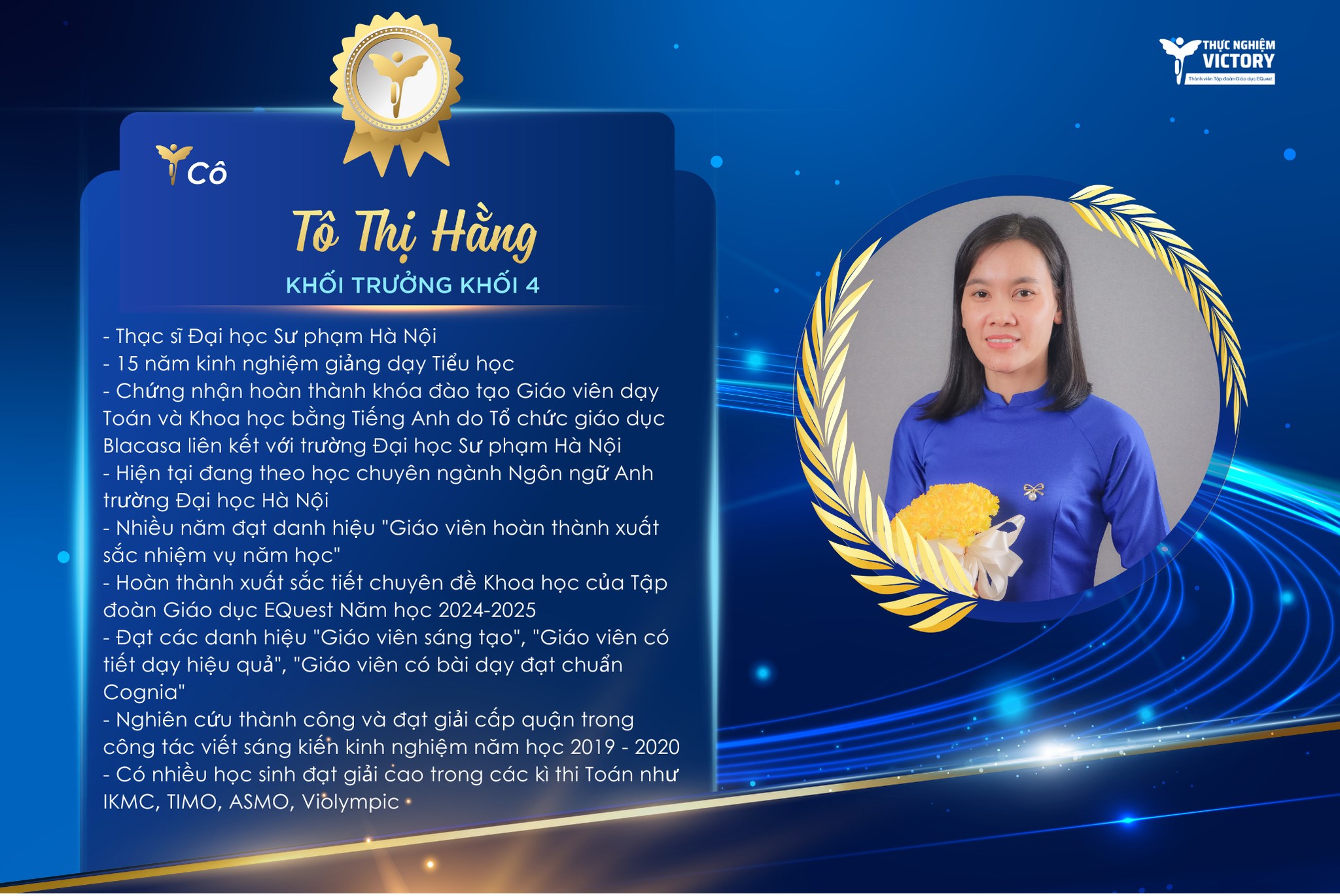 VINH DANH THÀNH TÍCH GIÁO VIÊN TIỂU HỌC – NHỮNG NGƯỜI TRUYỀN LỬA TẬN TÂM 3 1